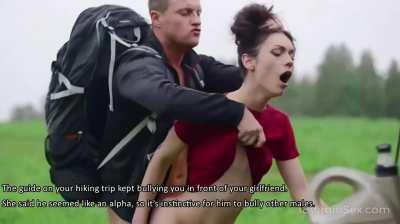 A good outdoor fuck for his girlfriend 💦❤🔥