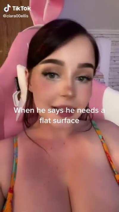 No flat surfaces here