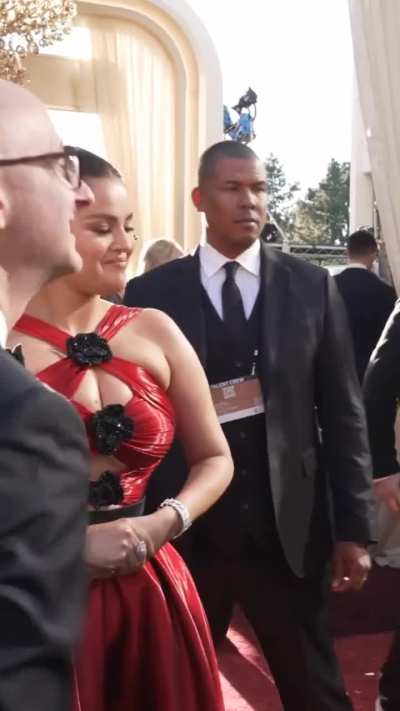 Selena at the Golden Globes - January 2024