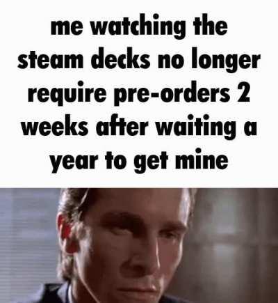 All that waiting, just for it to be available now.