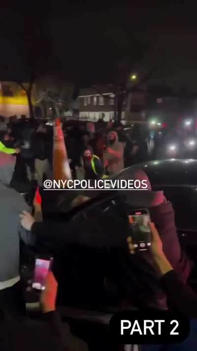 Attack on NYPD at a takeover in NYC