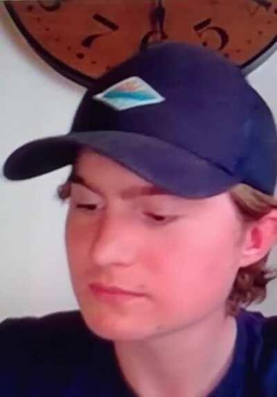 I just hope he gets a good grade on his assignment.