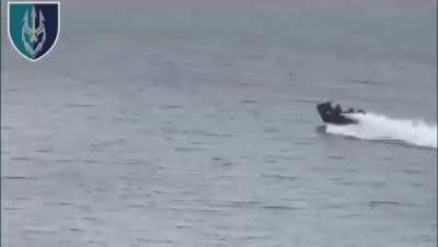 The ZGRAYA battalion of the 40th Separate Coastal Defense Brigade of Ukraine destroyed two Russian boats. South of the village of Kizomys, Kherson region [10.2025]