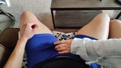 big ass stepsis and uncut tight foreskin stepbro home alone! 🥵💦🤤