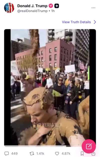 Trump posted an AI-generated video showing himself as 'King Trump,' flying over America and dumping shit on its citizens