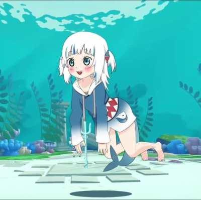 Gura moving around during Mythiversary be like