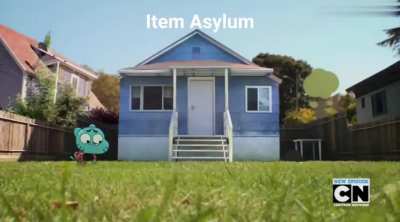 A dum little Item Asylum meme my brother made