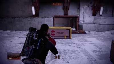 Shepard runs into a box and dies.