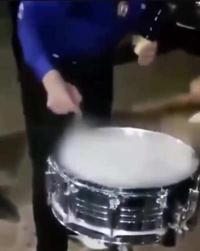 Gas, drums, fire, and some idiots