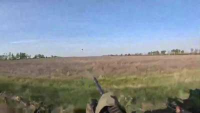 Incredibly lucky. Tree branch saves UA fighters from russian FPV drone with optic cable