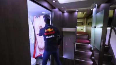 Don't tell Seb about the towel