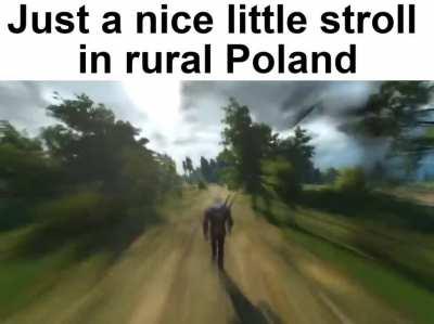 Just a nice little stroll in rural Poland