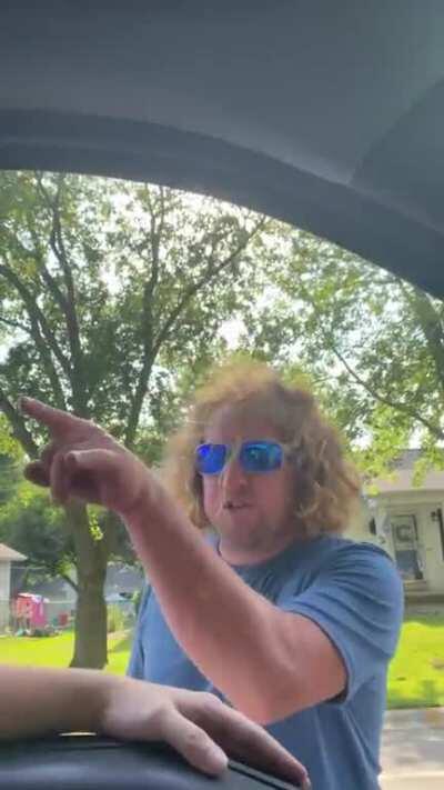 Angry neighbor threatens to beat my dick. (OC)