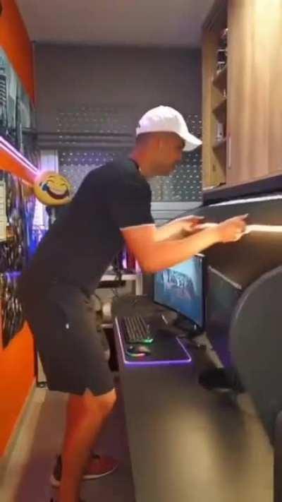 -My mom thinking she took everything away Me: