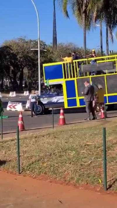 Manifestação em Brasília a favor do voto impresso