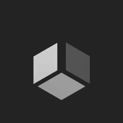 Birth of a Cube out of Empty Space Illusion | GIF Loop by Xponentialdesign [OC][A]