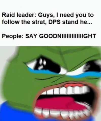 Please stop making banger songs, I keep getting kicked from PF because I didn't hear what my lead said