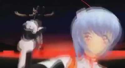 This fits in really well with Rei’s character throughout the series and I’m surprised more of this wasn’t used