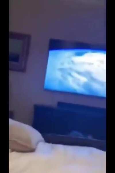 Knocked him out cold