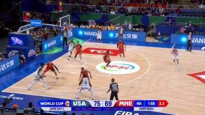 [Highlight] Jaren Jackson Jr. turns the broken play into a clutch bucket with 2 minutes left