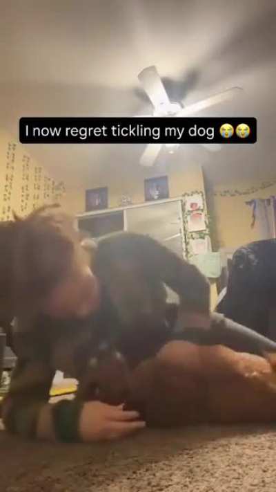 He must’ve gotten too excited