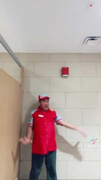 Chad having the time of his life