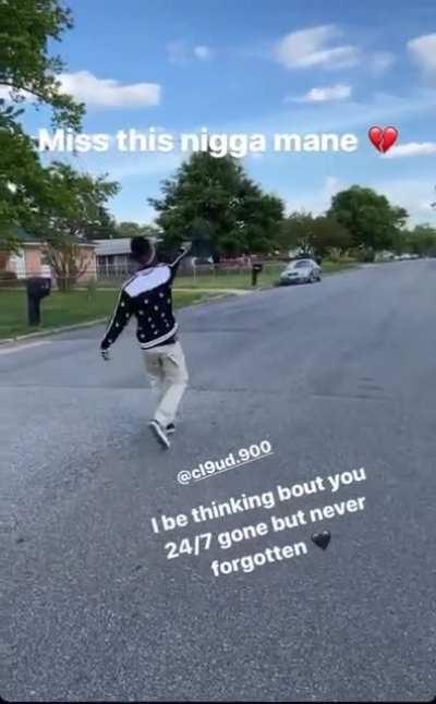 Why go to the shooting range when u got a perfectly good street in front of ur house