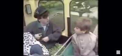 Morrissey & Marr on charlie’s bus 1984