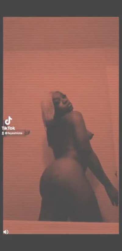 She got caught lackin