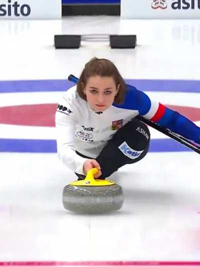 Ežen Kolčevská (The 2021 Women's Curling Olympic Qualification Tournament - Leeuwarden, Netherlands)