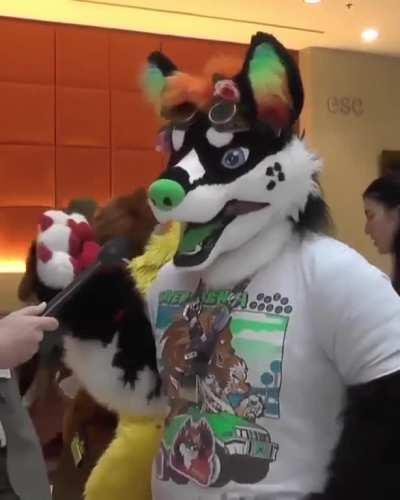 It looks like he's so uncomfortable