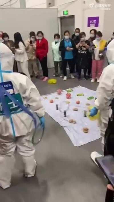 Your survival & food rations in the Fangcang quarantine center is all a fun Squid Game