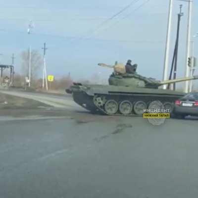 Watch carefully when negotiating a turn