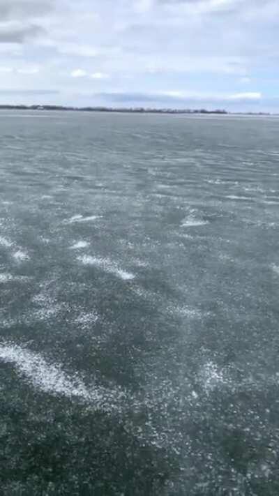 I don’t trust ice period, let alone when it’s like this