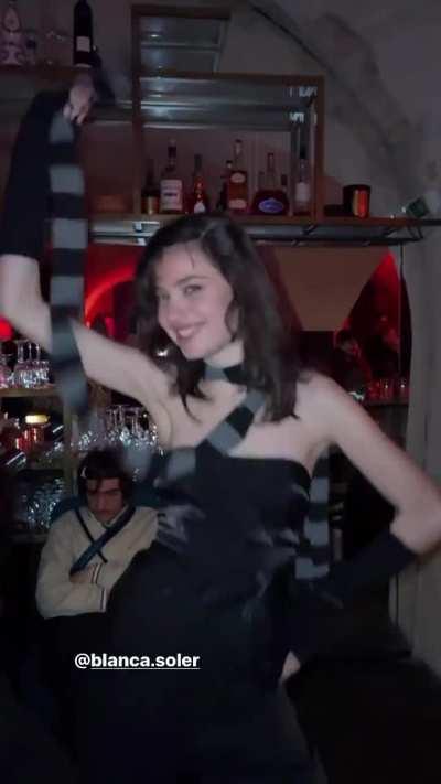 Blanca Soler Partying