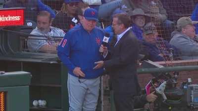 [Highlight] Buster Olney interviews Buck Showalter mid-game and it probably didn't go how he wanted it to.