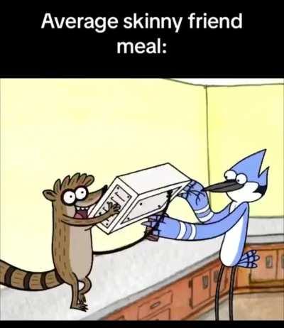 How is that guy not fat is beyond me 