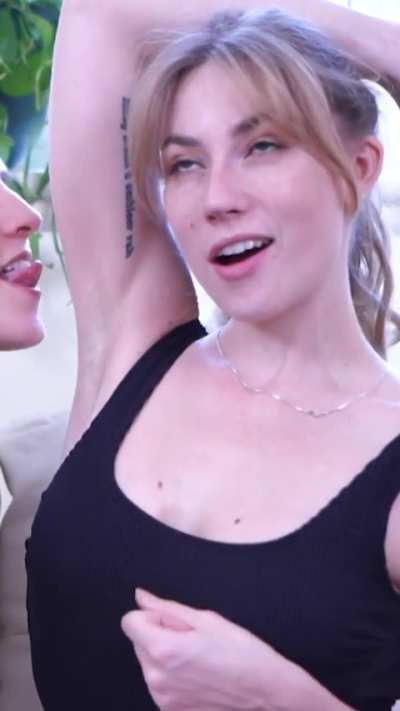 Stella Elle And Cadence Lux Licks Each Other Armpits (REEL RATIO) (EPIC VIDEO) (WELCOME ARMPITS LOVERS) 👅💦 