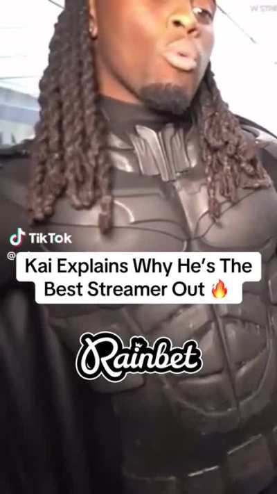 Kai Cenat is the greatest streamer of all times because he's built different I'm not glazing him