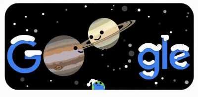 Today (21 December 2020), Google Doodle celebrate the winter solstice.