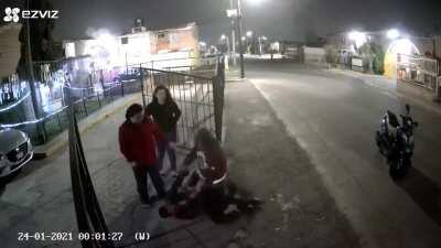 WCGW pulling out a gun and shoot just to scare