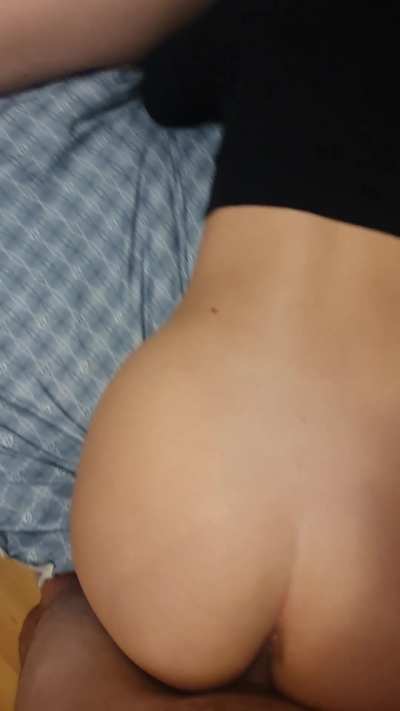 She touched him on the hand to make him stop...