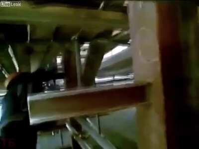 I'll just unscrew this bolt right here.