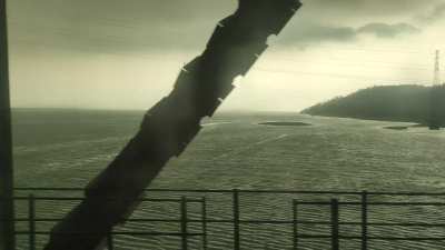 Naranarayan Setu (Assam) during storm.