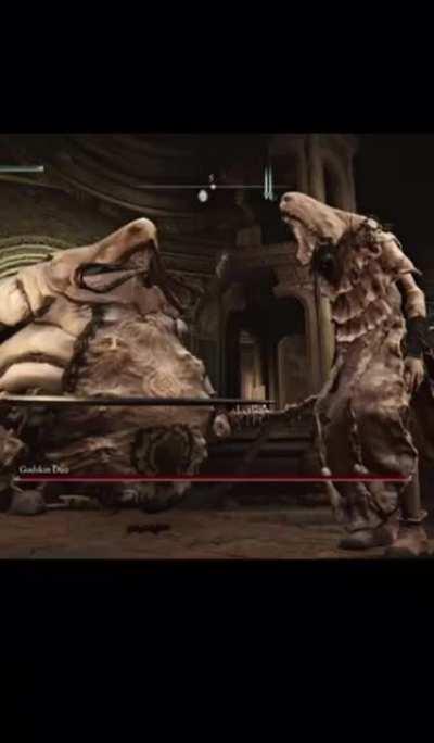 Real life boss fight