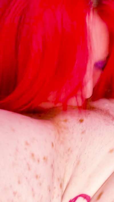 Tasting her sweet nectar!