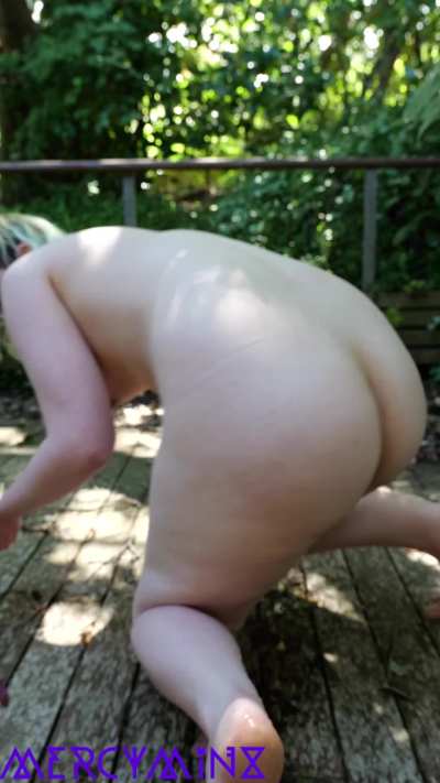 outside in view of my neighbours