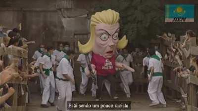 O 'Corre do Americano' no Borat 2 (spoiler leve)