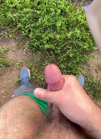 Sometimes you just gotta pull over for a quick nut