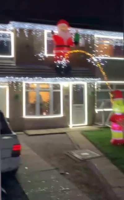 All you had to do was set up the fairy lights